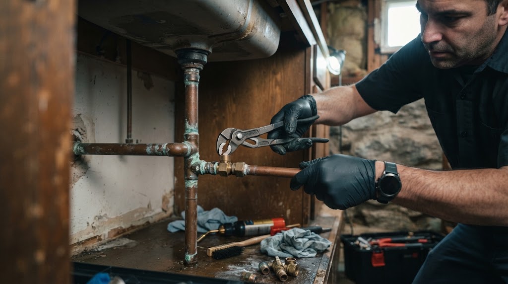 leaking pipe repair Manchester
